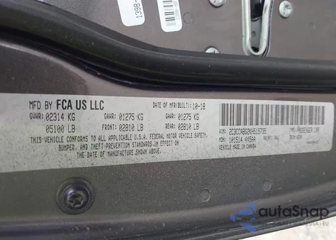 2019 Chrysler 300 S из США, поврежденный, VIN 2C3CCABG2KH515735